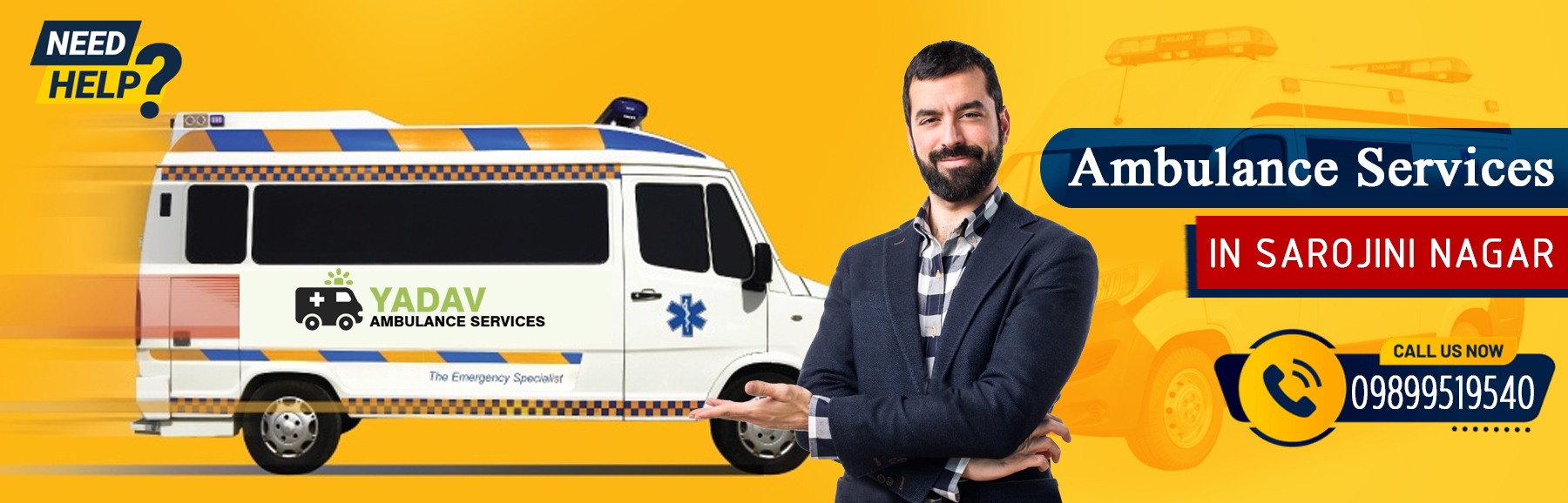 Ambulance Service in Sarojini Nagar