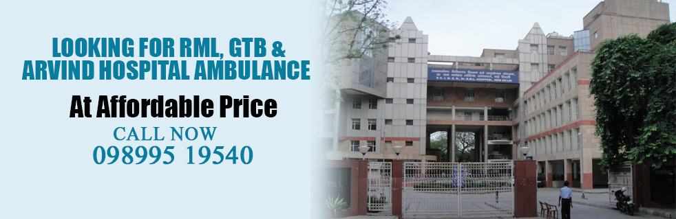 RML, GTB & Arvind Hospital Ambulance Services