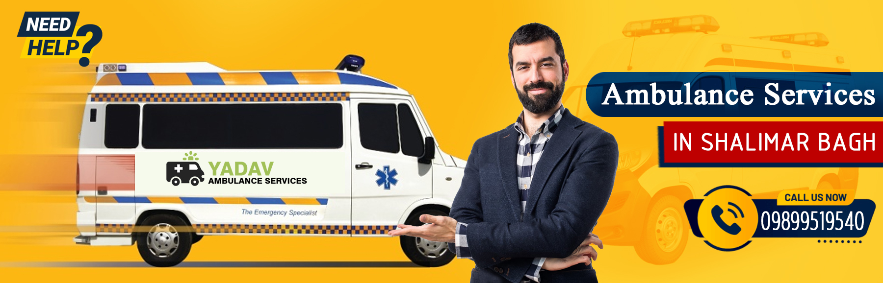 Ambulance Service in Shalimar Bagh